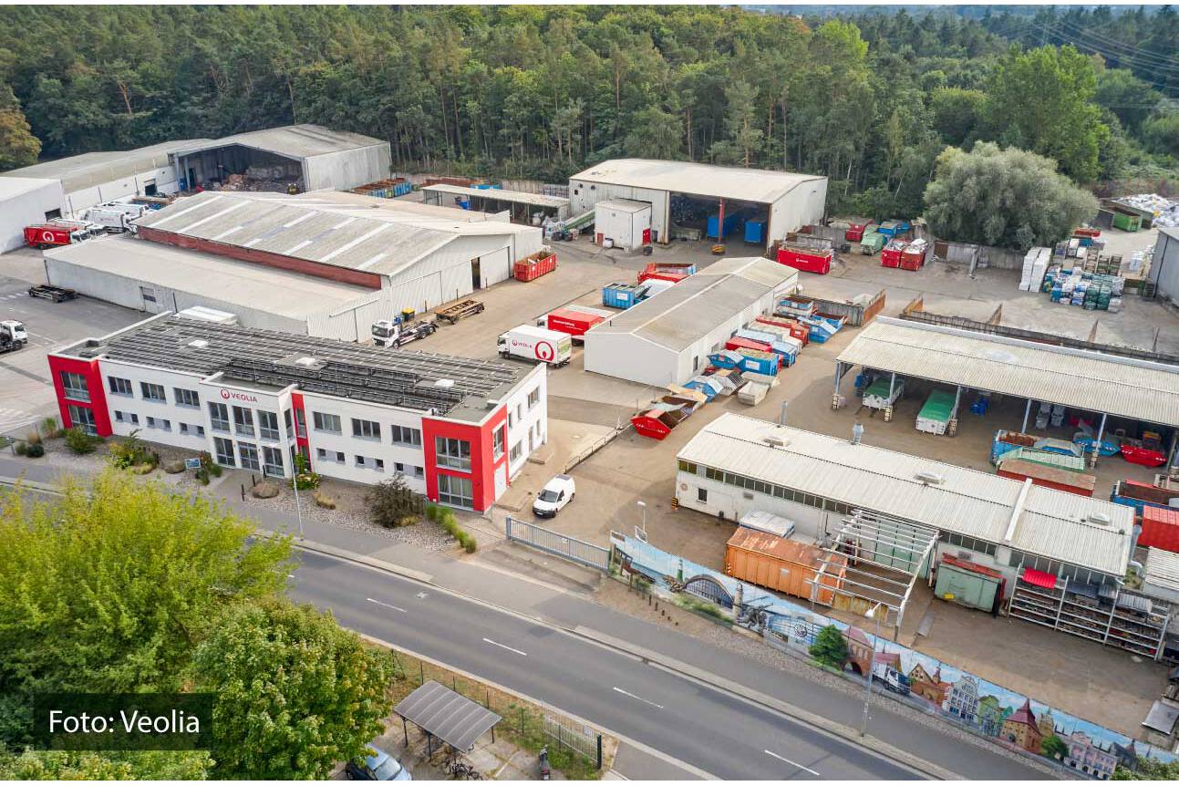 Veolia (pictured: site in Rostock) successfully protects its facilities against fires with an integrated solution from T&B.