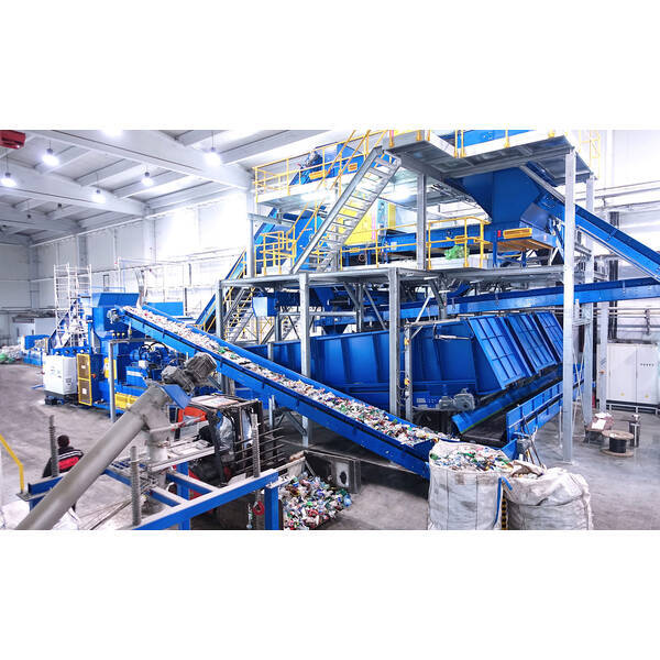 PET recycling plant