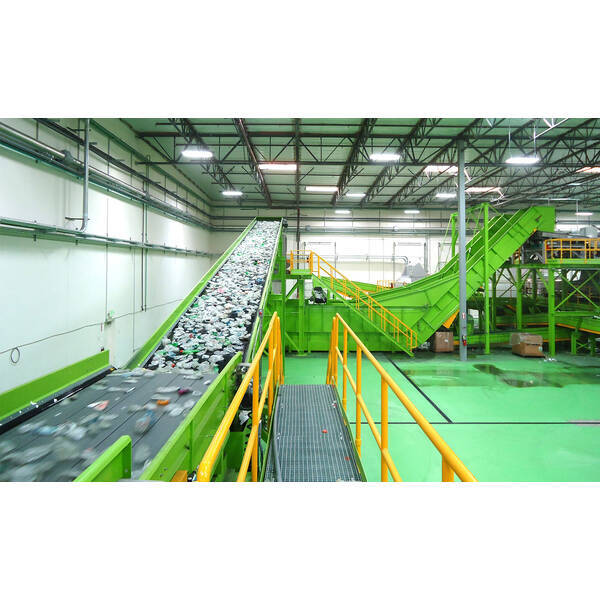Sorting plant for PET bottles