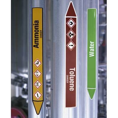 Pipe Identification Guide Book. Ensure quick recognition of pipe contents, flow direction and risks.