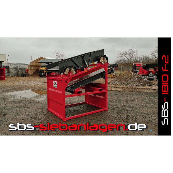 Siebanlage SBS 1810 F2 (2 Fraktionen)