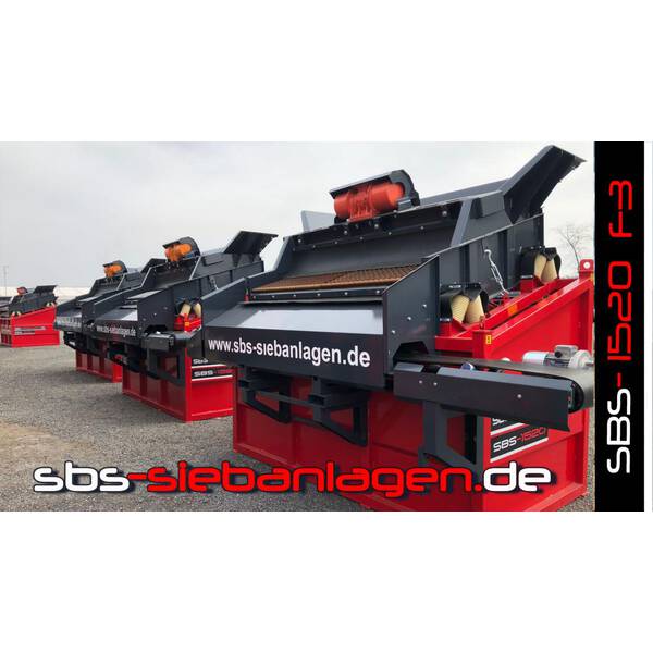 Siebanlage SBS 1520 F3 (3 Fraktionen)