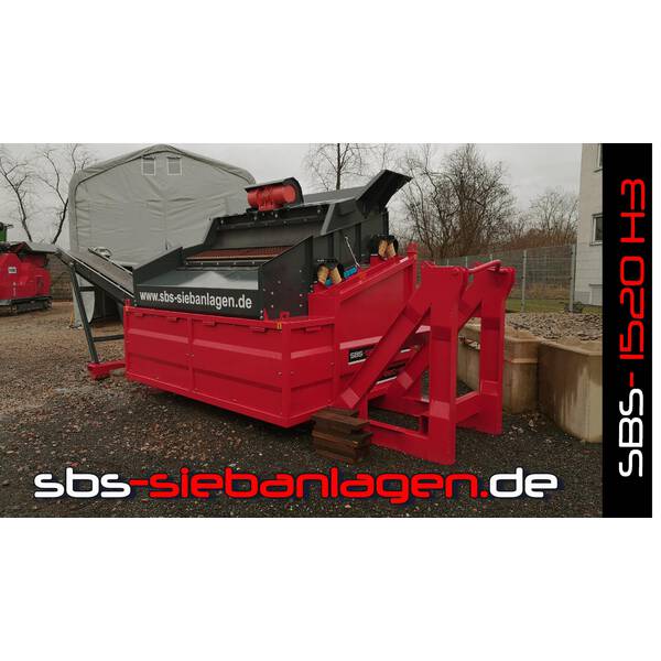 Siebanlage SBS 1520 H3 (Hackenlift-3 Fraktionen)