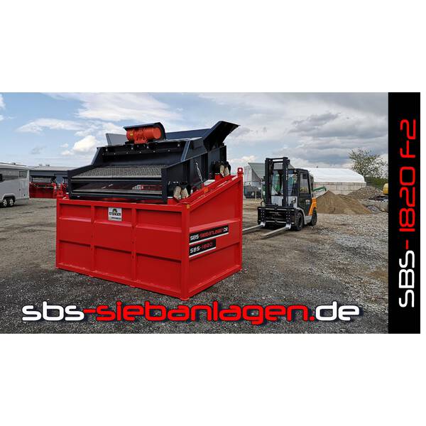 Siebanlage SBS 1820 F2 (2 Fraktionen)