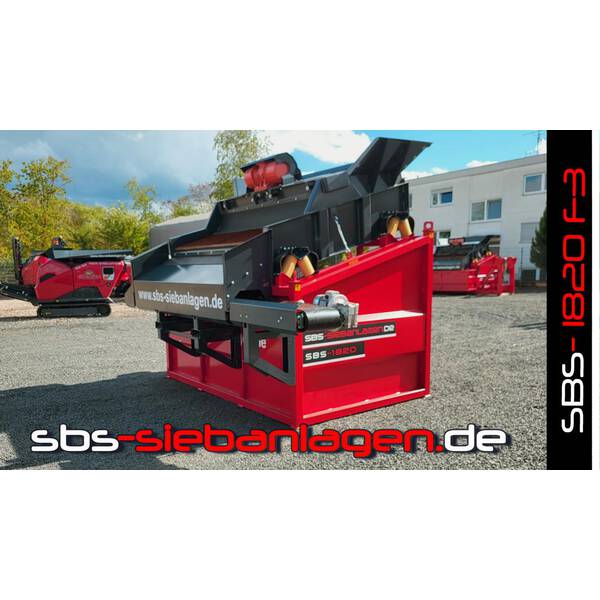 Siebanlage SBS 1820 F3 (3 Fraktionen)