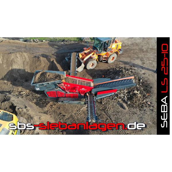 Raupenmobile Siebanlage SEBA LS 25-10 