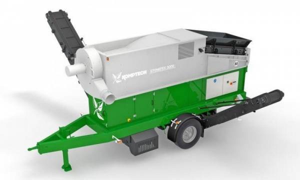 Mobiler Steinseparator 