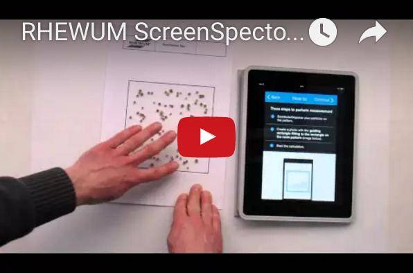 RHEWUM ScreenSpector App | Neue Funktion, neuer Name, altbew Die technische App von RHEWUM heißt ab sofort „RHEWUM ScreenSpector“ und bietet Siebmaschi