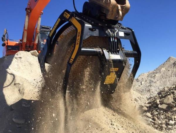 MB CRUSHER, ein Sieblöffel für jede Baustelle 
