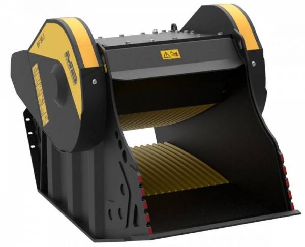DIE MB-REVOLUTION ERREICHT DIE VIERTE GENERATION MB CRUSHER präsentiert dem Bau- und Recyclingmarkt den Backenbrecherlöffel BF90.3 S4