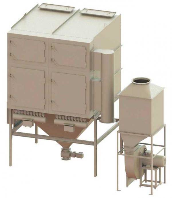 Taschenfilter gewährleistet einen Reststaubgehalt von 1 mg/m Mineralstoffrecycling erweist sich als ökonomisch und ökologisch effizient