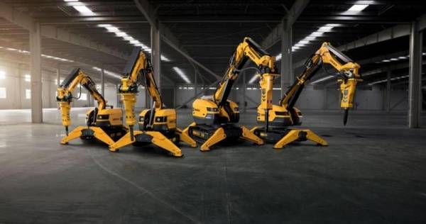 Eine neue Generation hält Einzug Brokk stellt vier neue Abbruchroboter vor