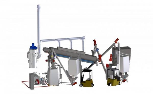 High quality lime from eggshells with eggshell dryer 