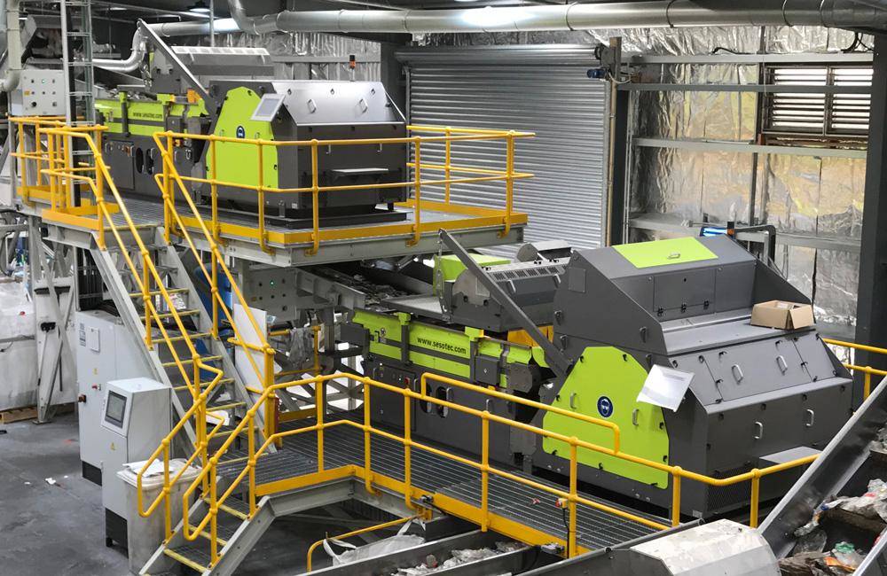 Sesotec Sortiersysteme in Neuseelands erstem PET-Recyclingwerk