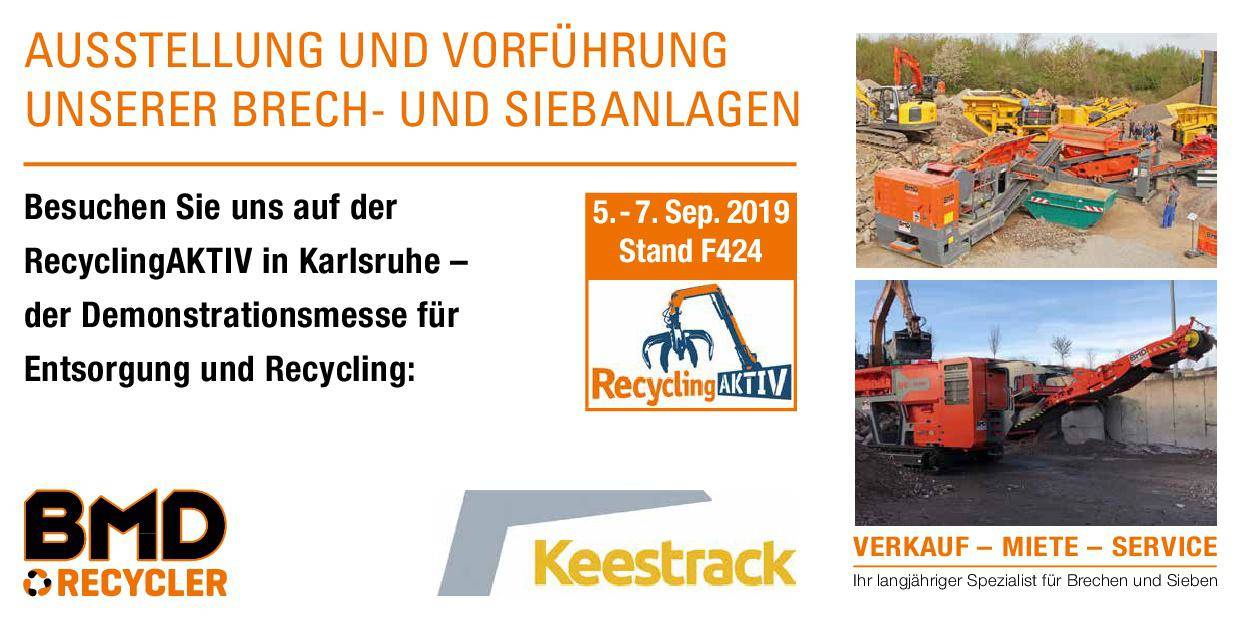 Wir sind dabei - RecyclingAKTIV 5.-7.9. 