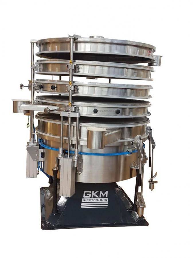 Neues pneumatisches Multi-Deck-Hebesystem von GKM Geringe Stillstandzeiten, da mehrere Siebdecks gleichzeitig gewechselt werden können