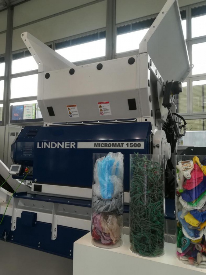 Neuauflage des bewährten Shredders Micromat Lindner zeigte auf der K 2019 das neue Modell Micromat 1500