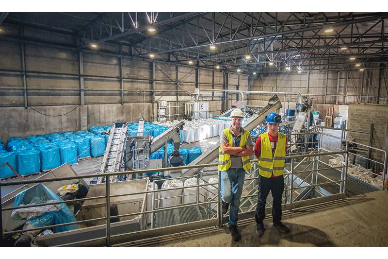 Neue Aufbereitungsanlage für slowenischen Recycler Dinos Universelle und hochmoderne Waschanlage der Lindner Washtech im Zentrum