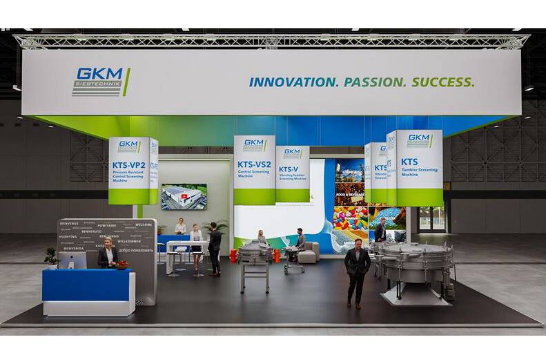 GKM is working hard to expand the digital presence GKM Siebtechnik now offers a virtual trade show visit