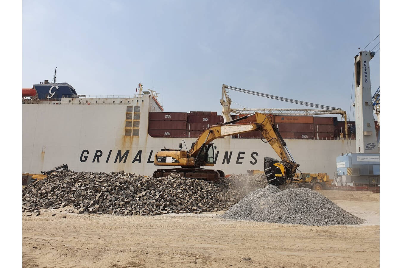 Seaports and airports With mb crusher, profits take off while reducing 