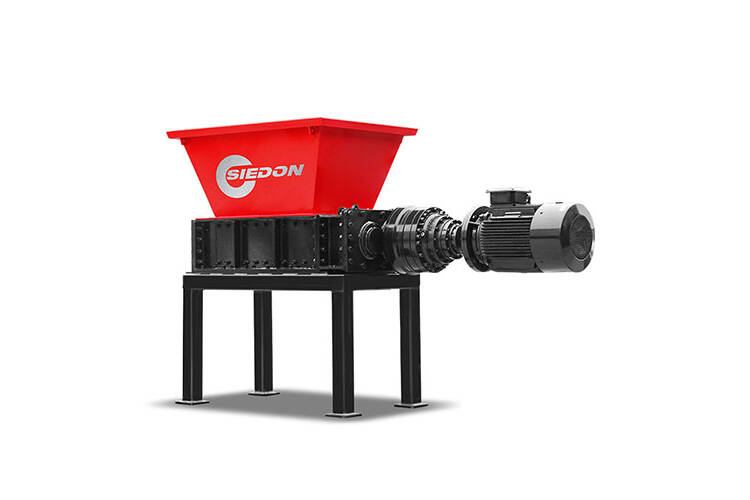 Siebon Two Shaft Shredder für industrielle Müllzerkleinerer