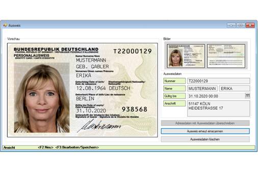 Der Ausweisscanner: spart Zeit und vermeidet Fehler Mit der Ausweis-Scan-Funktion von david.net revolutionieren Sie Ihre Datenerfassung: Ausweisinformationen werden vollautomatisch und 100 % richtig eingelesen.