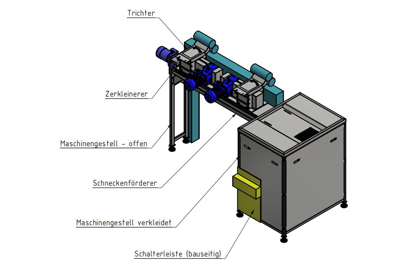 Recycling von Filtermaterialien Zerkleinerung auf engstem Raum: Speziell konfigurierte Anlage reduziert Volumen von Filterschichtenresten um mehr als 90 Prozent