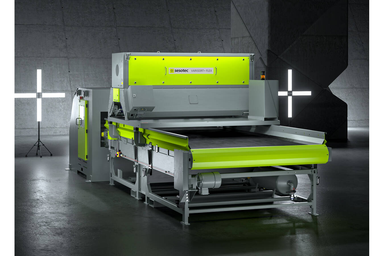 IFAT 2022 - Neues Sesotec Sortiermodul VARISORT+ FLEX Mitaussteller KRS Recycling Systems präsentiert Glassortiersystem K9+


