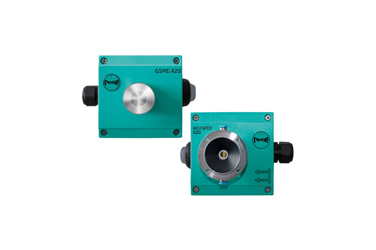 Explosion Prevention with GSME and HOTSPOT detector With the GSME and HOTSPOT detectors from REMBE, an artificial intelligence has been created that detects fire and explosion events at an early stage.