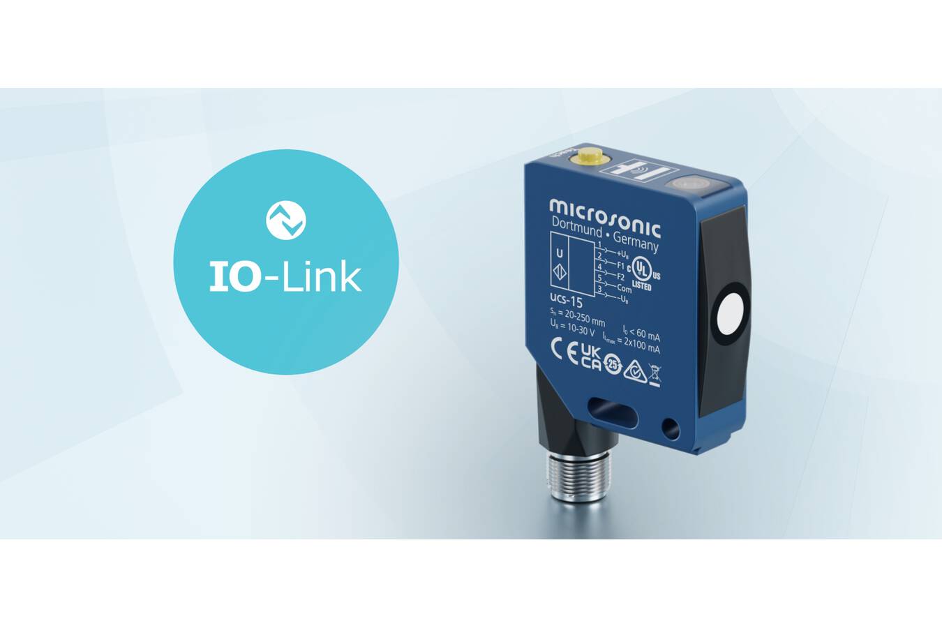 New generation of ucs ultrasonic sensors: robust metal housing and new 