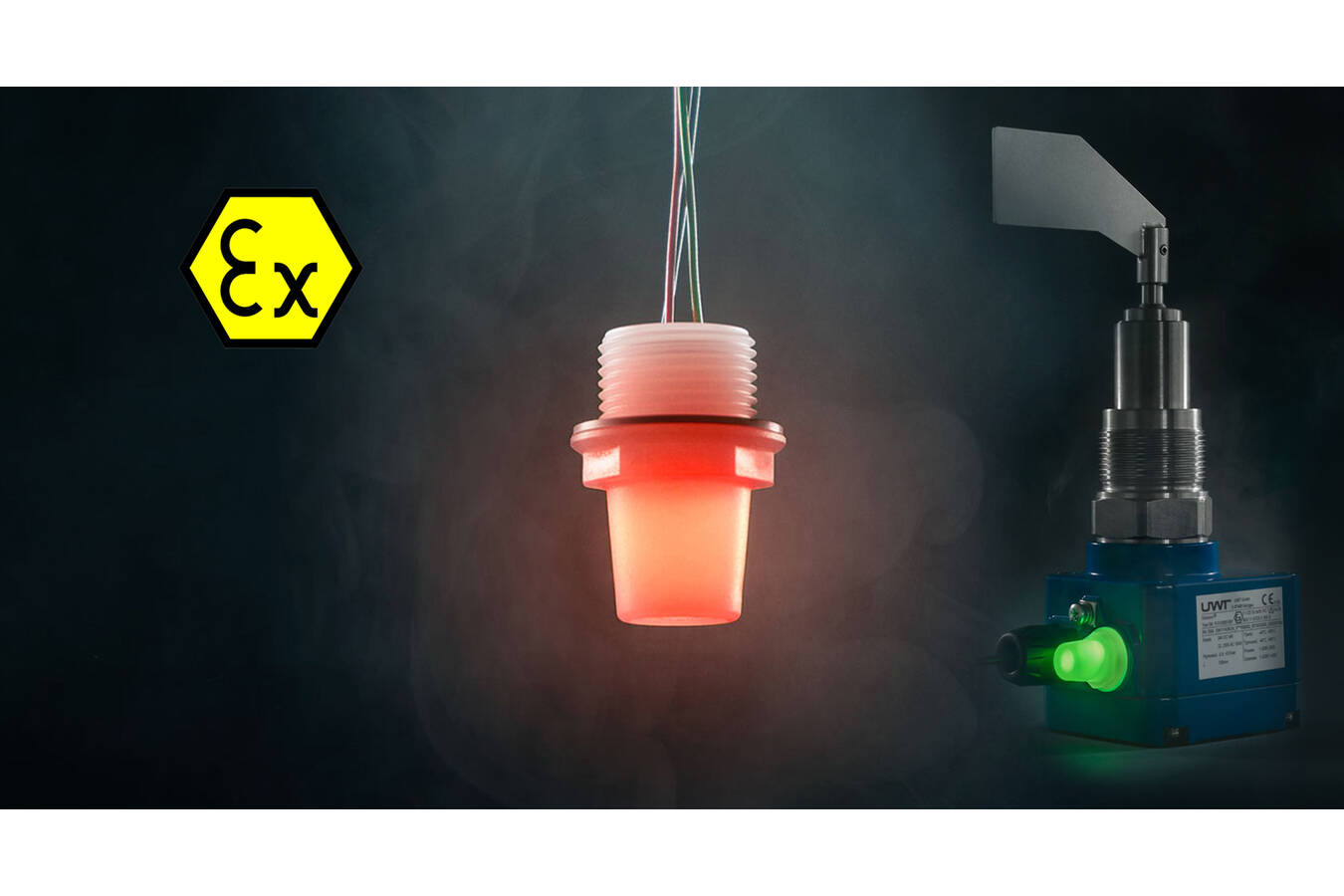UWT präsentiert einzigartige Signalleuchte NivoLED® 9000 Optischer Signalgeber für visualisierte Füllstandsüberwachung zum sicheren Einsatz in Ex-Bereichen