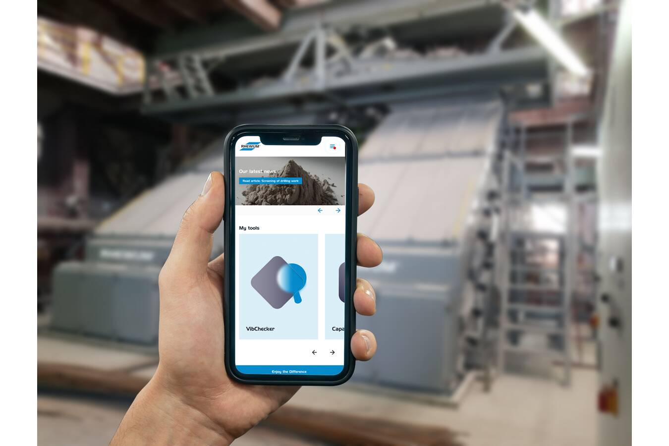 RHEWUM ScreenSpector: Moderne Optimierung von Siebmaschinen Die RHEWUM ScreenSpector App optimiert die Überwachung von Siebmaschinen mit Tools wie MeshConverter und VibSonic, verfügbar für iOS und Android.